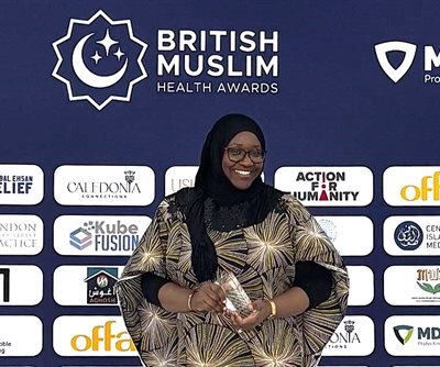 UK Midwife Hauwa Hamza Honoured at British Muslim Health Awards
