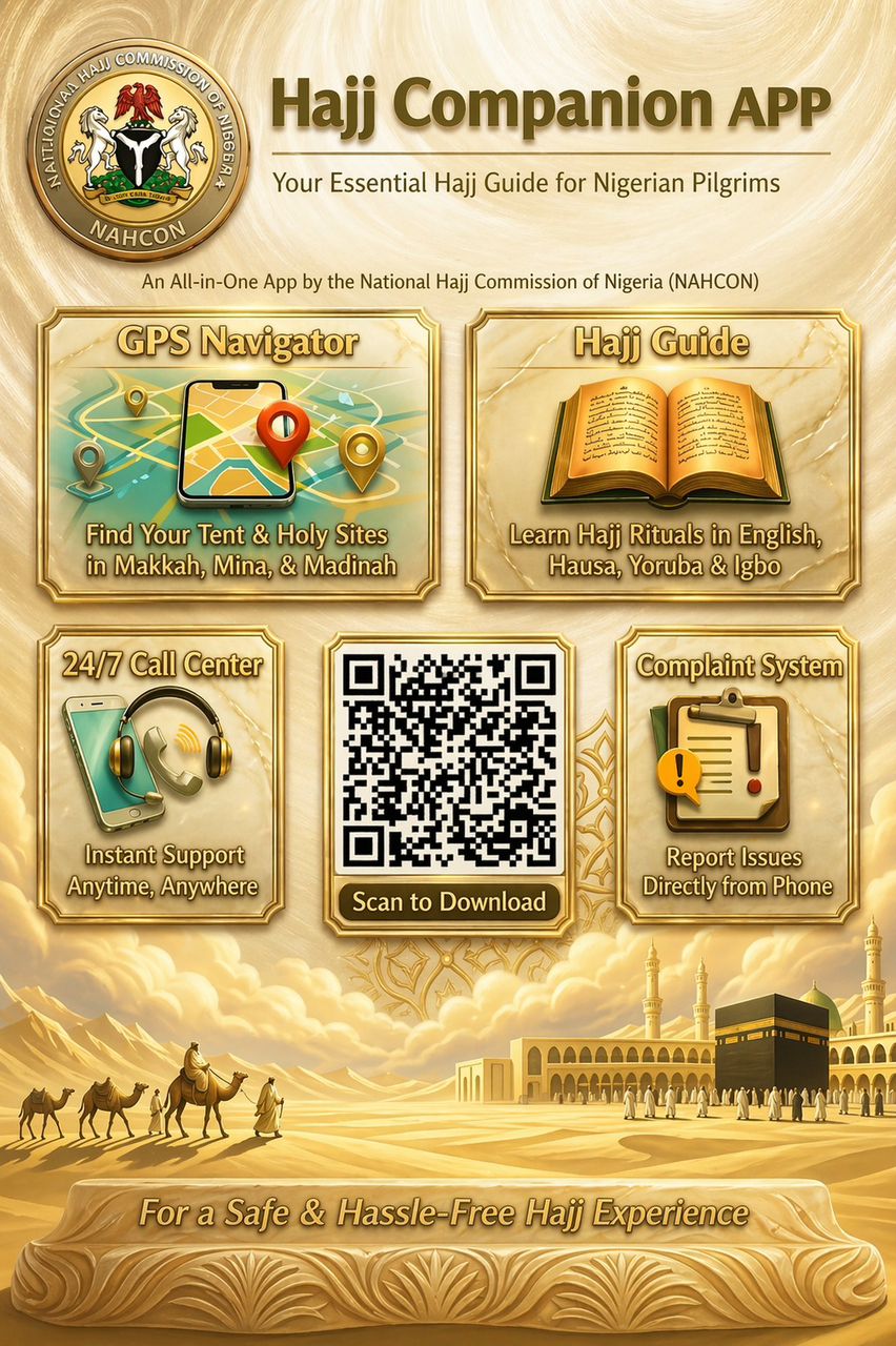 NAHCON Launches “Hajj Companion App” to Support Nigerian Pilgrims